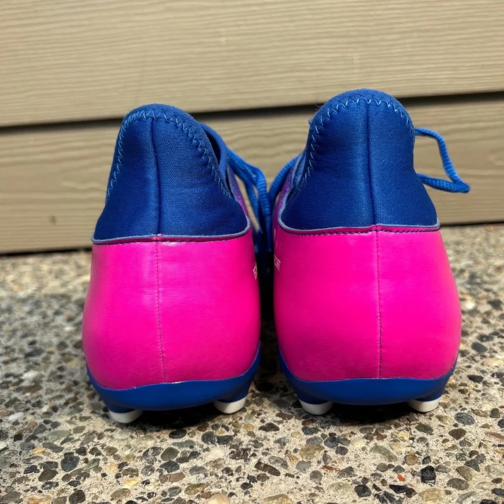 Adidas X 16.3 FG Techfit Mens Soccer Cleats Blue Pink BB5641 Size 12.5